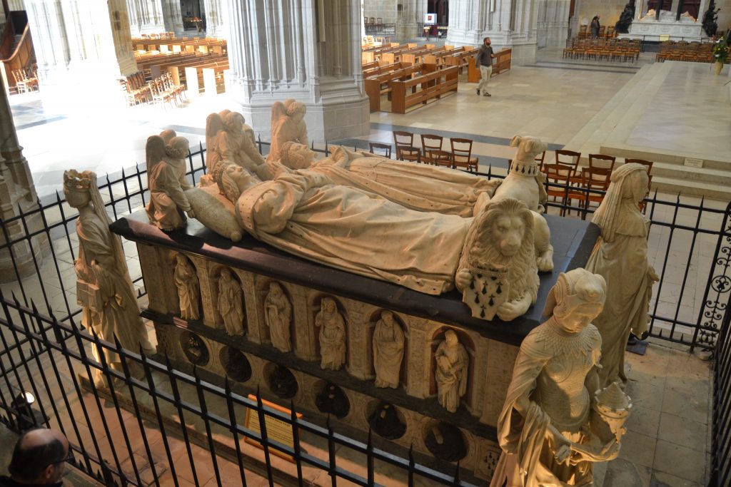 Photo du tombeau de François II de Bretagne et de Marguerite de Foix